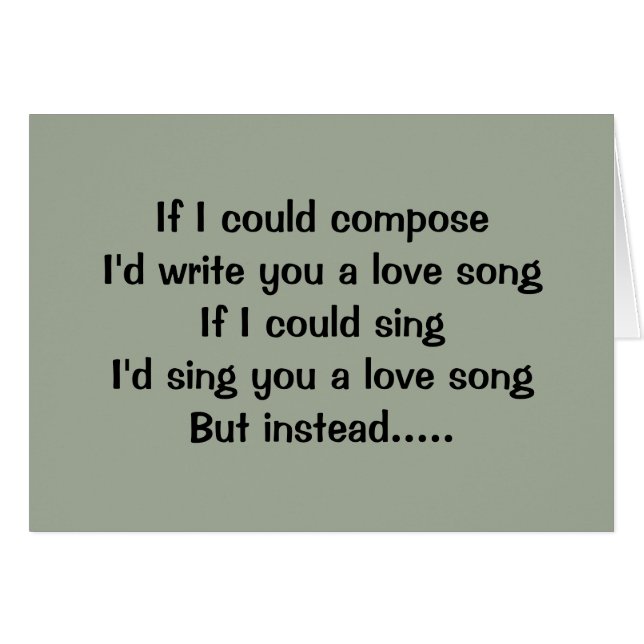 NE PEUT PAS COMPOSER, NE PEUT PAS CHANTER-LAISSEZ- (Devant horizontal)