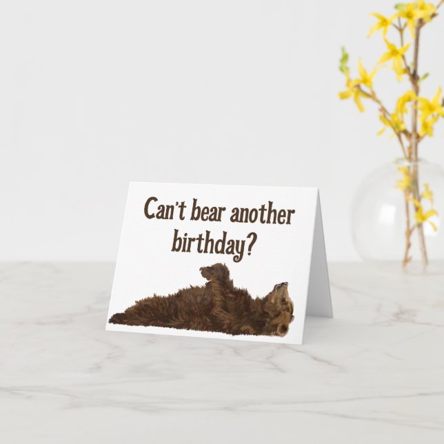Ne peut pas porter une autre carte d'anniversaire (Fleur jaune)