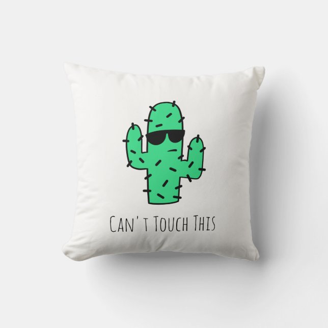Ne peut pas toucher ce coussin frais de cactus (Recto)