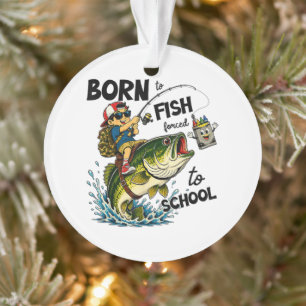 Né pour aller à la pêche forcé d'aller à l'école