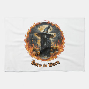Né pour Burn Witch Conception de serviettes de cui