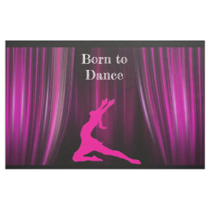 Né pour danser Gros tissu d'impression