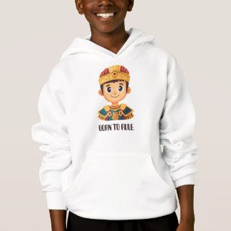 Né pour diriger le Sweat - shirt à capuche des enf