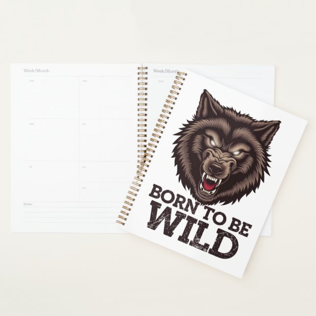 Né pour être loup sauvage : Esprit Alpha non dompt (Devant avec enveloppe)