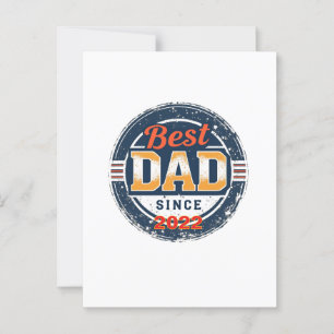 Né pour être papa – Carte postale vintage personna