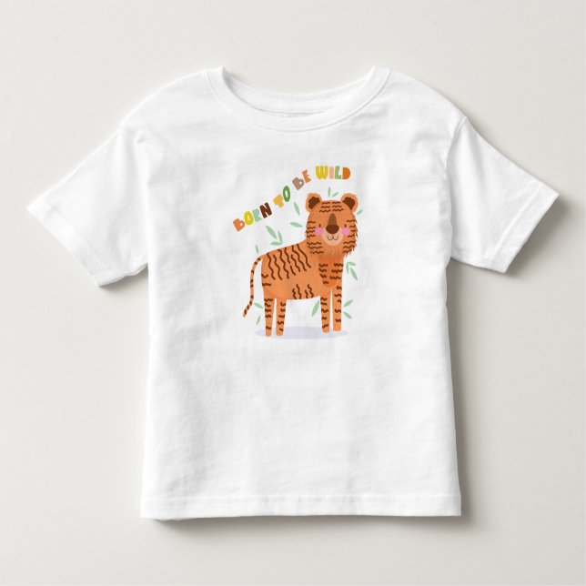 Né Pour Être Un T-shirt Lion Sauvage | Cadeau pour