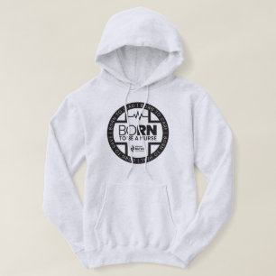 Né Pour Être Une Infirmière Sweat - shirt à capuch