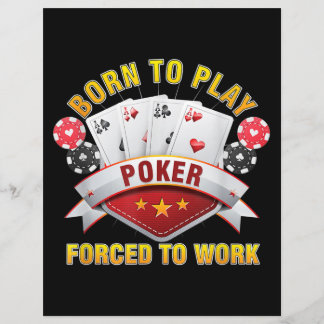 Né Pour Jouer Poker Forcé À Travailler Joueur Hold