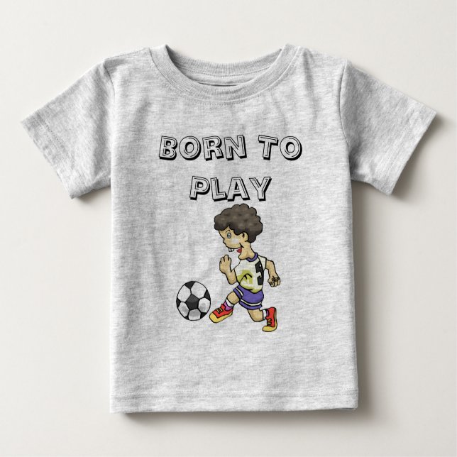 Né Pour Jouer T-shirt bébé (Devant)