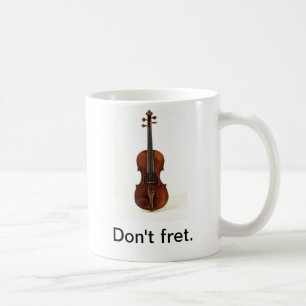 Ne rongez pas. Tasse de violon