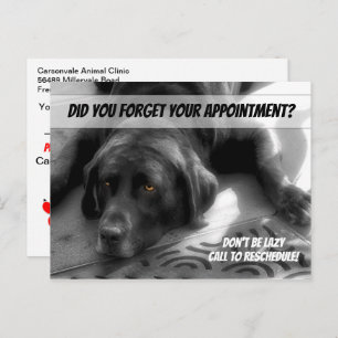 Ne soyez pas paresseux Carte postale Rendez-vous