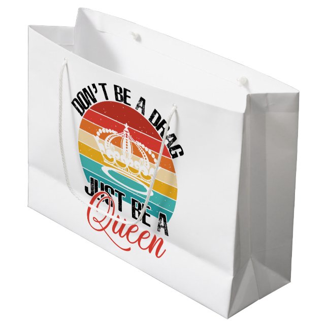 Ne soyez pas un sac cadeau Drag (Devant Angle)