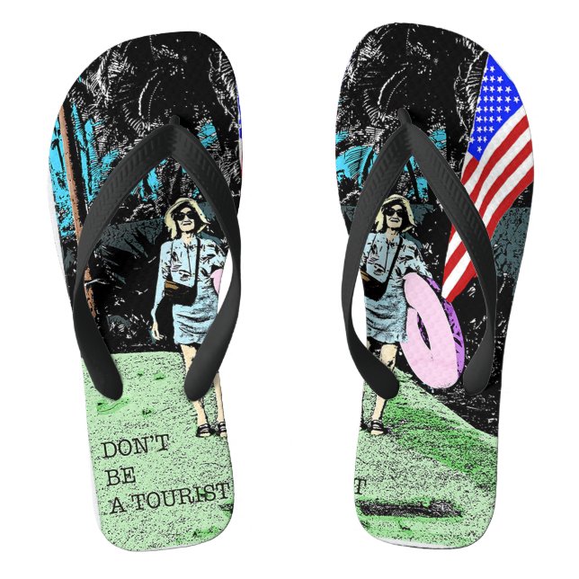 Ne soyez pas un touriste, tongs (Semelle)