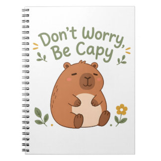 Ne t'inquiète pas, sois capy - Cahier Capybara Mig