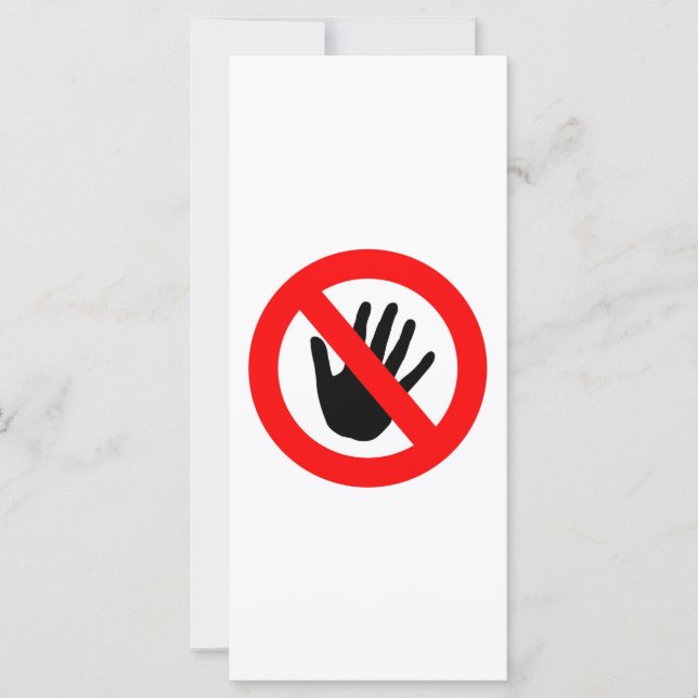 Ne touchez pas (Devant)