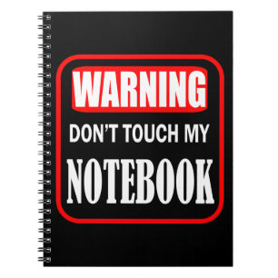 ne touchez pas à mon carnet