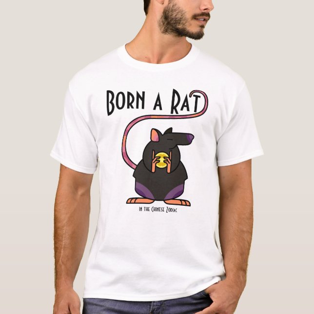 Né un T-shirt Rat (Devant)