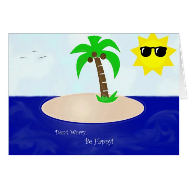 Ne vous inquiétez pas, soyez heureux ! (Devant horizontal)