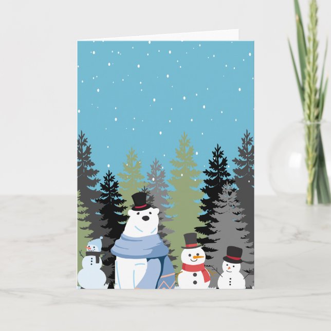 "Ne vous méprenez pas", Carte de Noël (Devant)