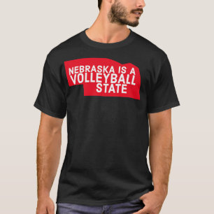 Nebraska est un stade de volley-ball TShirt