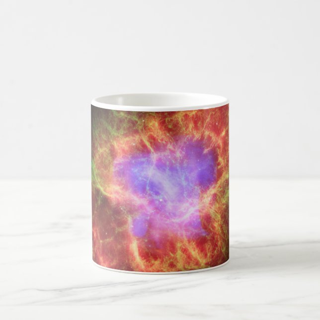 Nebula de crabe Mug de café blanc (Centre)