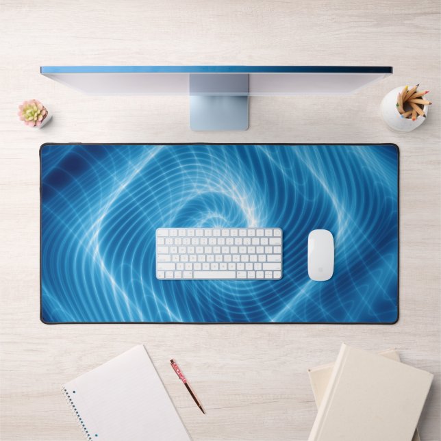 Nebula de spirale cosmique bleue (Bureau 1)