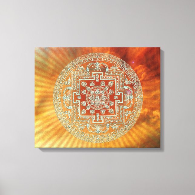 Nebula Mandala - Toile Enveloppée (Recto)