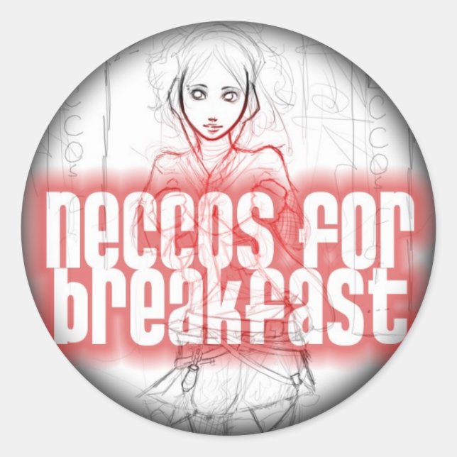 Neccos Pour Sticker Petit-Déjeuner (Devant)