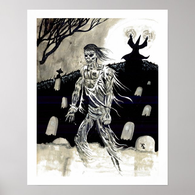 "Necromancer" - affiche de Tracy Lesch (Devant)