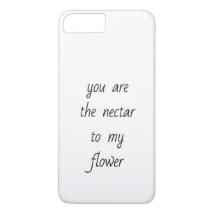 Nectar vers mon coque iphone de fleurs