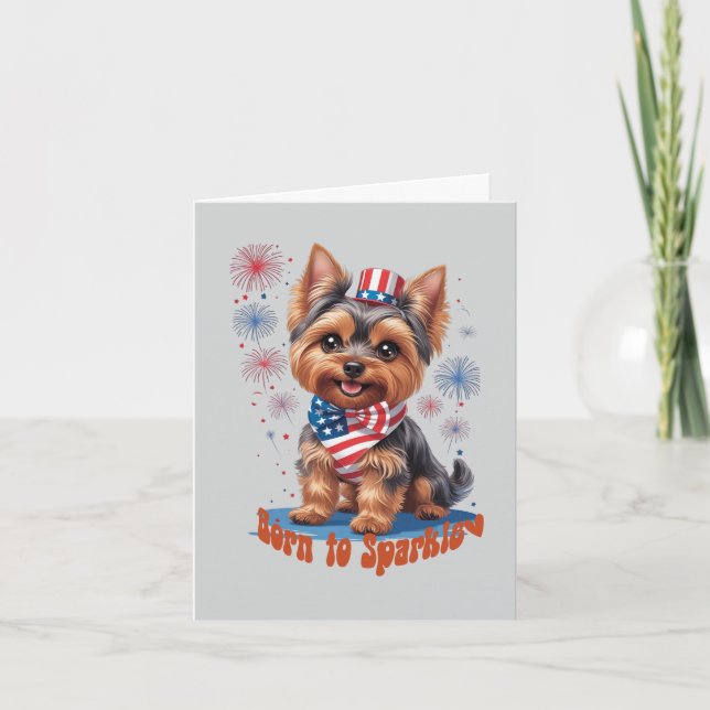 Née pour Briller – Invitation pour une fête du 4 j (Devant)