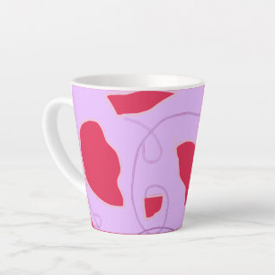 Néerlandais comme tulipes rouges latte mug