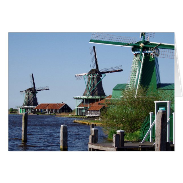 Néerlandais Red Green Zaanse Schans Hollandais Win (Devant horizontal)