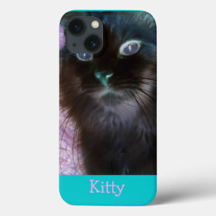 Négative Kitty en Turquoise et en coque ipad rose