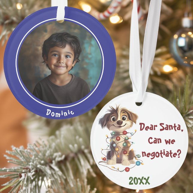 Négociations de Noël avec un chiot espiègle (Créateur téléchargé)
