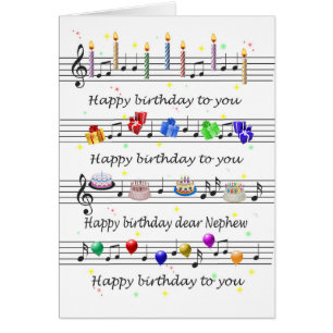 Nehew Funny Happy Birthday Song Sheet Music