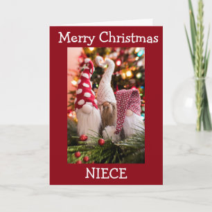 **NEICE** JOYEZ NOËL DE LA CARTE DE VACANCES GNOME