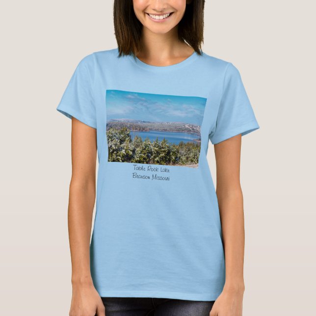Neige À La T-Shirt Du Lac De Table Rock (Devant)