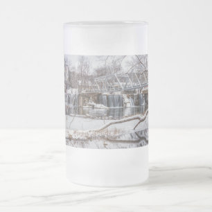 Neige Au Barrage Finley Verre Dépoli Mug Bière