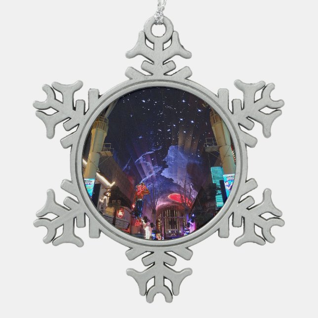 Neige Centre-ville de Las Vegas #6 Ornement de flocon de (Devant)
