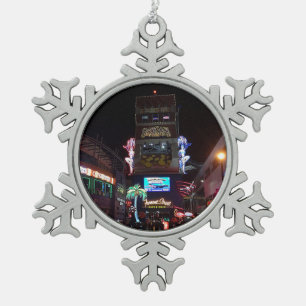 Neige Centre-ville de Las Vegas #7 Ornement de flocon de