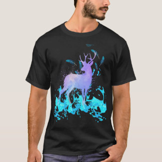 Neige de cerf de T-shirt
