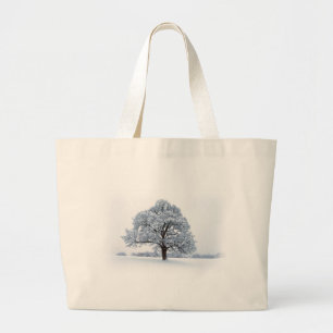 Neige d'hiver / Arbre de Noël Grand Sac fourre-tou