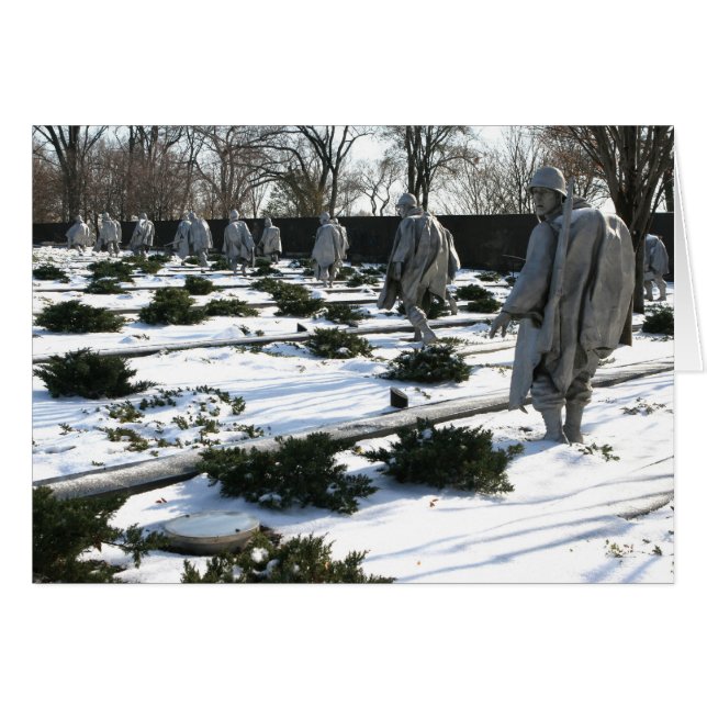 Neige du mémorial des anciens combattants de la gu (Devant horizontal)