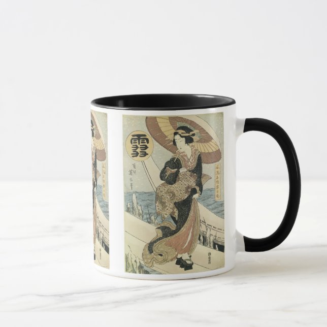 Neige, Eizan, années 1830, Mugs and Steins (Droite)