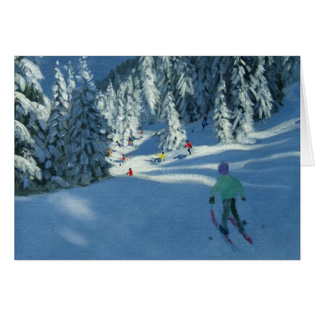 Neige fraîche Morzine France (Devant horizontal)
