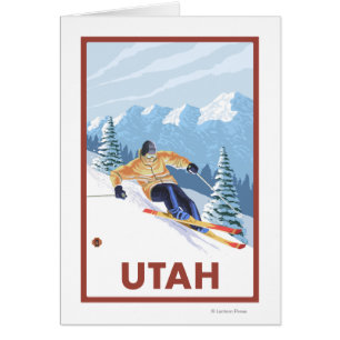 Neige inclinée SkierUtah