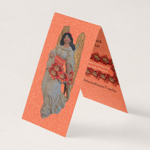 Neige orange indigne d'ange d'espoir