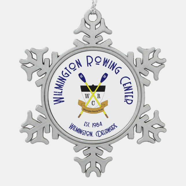 Neige Ornement de flocon d'hiver WRC (Devant)