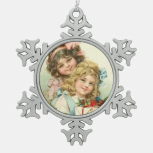 Neige Petit ornement victorien vintage de flocon de